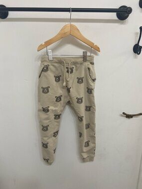 RARE Rylee + Cru Kids Boys Bear Print Joggers with Tie